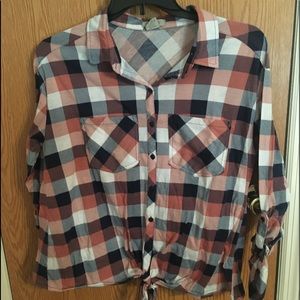 Plaid Button Down Shirt